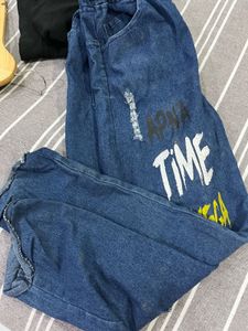 Stylish Graphic Denim Jeans
