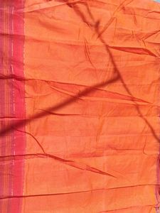 Elegant Orange  🧡 saree