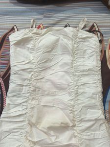 Chic Ruched Strapless Dress