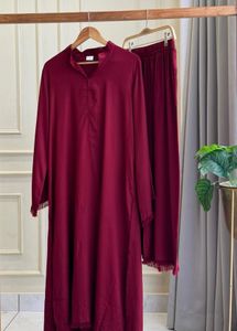 Elegant Maroon Kurta Set with Palazzo