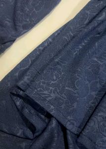 Stylish Cold Shoulder Navy Blue Top