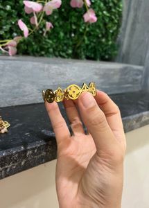 Elegant Gold Tone Charm Bracelets