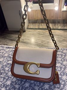 Coach idol Canvas Shoulder Bag