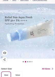 BEAUTY OF JOSEON RELIEF SUN AQUA-FRESH SUNSCREEN