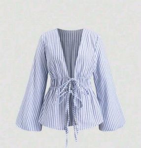 Gathered Placket Blouse