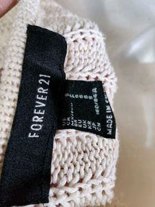 Cropped Knit Sweater - Trendy!
