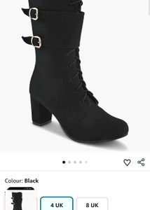 Black Heeled Ankle Boots