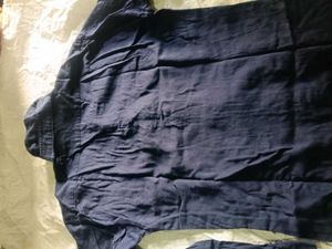 Men's Navy Blue Casual Shirt