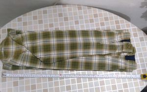 Men's Checked Green Casual Shirt