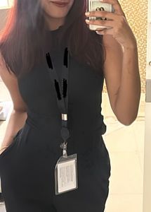 Chic Textured Black Top