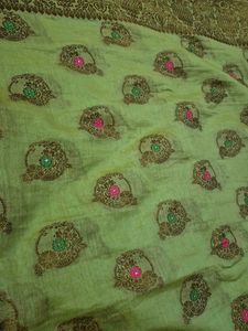 Elegant Green Saree
