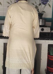 Elegant Chikankari Kurta with Palazzo