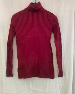 Cable Knit Turtleneck Sweater