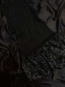 mango -sequin  Black Mini Dress -size small