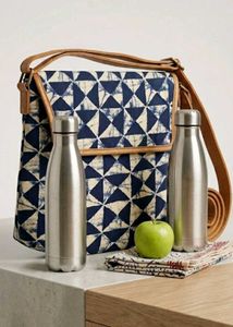 Unique Geometric Print Sling Bag