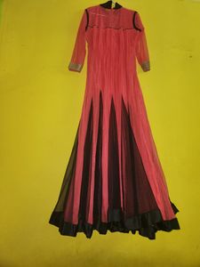 Dark Peach Full Lenght Anaarkali GOWN