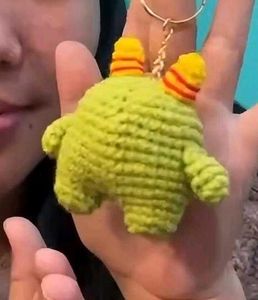 Cute Crochet Monster Keychain
