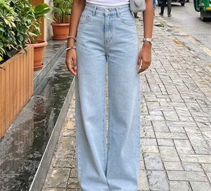 Light Wash Wide Leg Jeans All Sizes