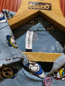 Cute Doraemon Pajama Set