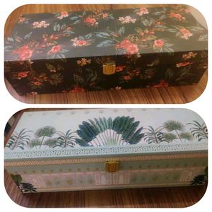 🔀✅Decorative Storage Boxes Set of 2