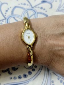 Timex Women's Gold Tone Bracelet Watch