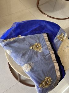 Elegant Embroidered Saree