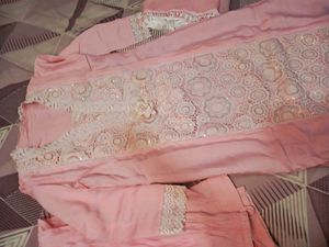 Pink Cutwork pakistani suit