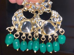 Olive Green Colour Choker Set