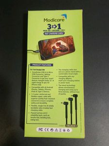 Modicare 3-in-1 Fast Charging Cable