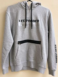 New Lee Cooper Grey Hoodie