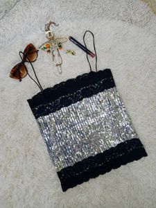 Sparkly Sequin Camisole Top