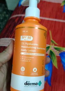 The Derma Co SPF 50 Body Lotion