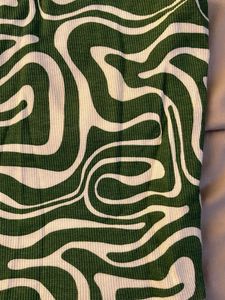 Green Pattern Tank Top