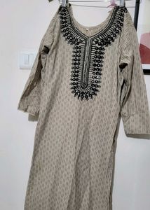 Elegant Embroidered Kurta
