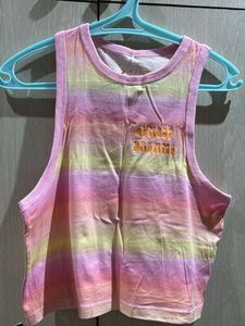 Tie-Dye Crop Tank Top