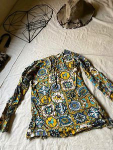 Rajasthani Print Top 🐘🌼🌸💗