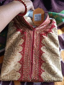 Elegant Men's Embroidered Kurta
