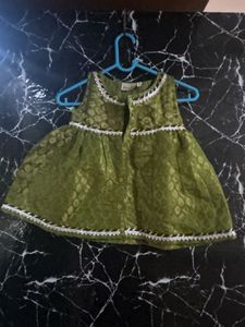 jacquard detailed fit flare top with dhoti 4-5 yrs