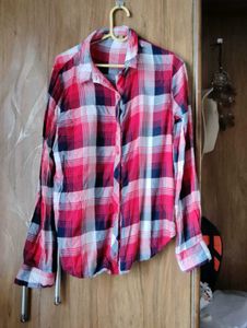 Plaid Checkered Casual Shirts Set