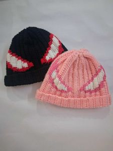 Spider-Man Inspired Crochet Beanie