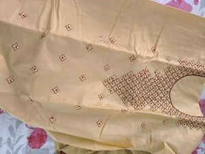 Elegant Embroidered Kurta Suit Material