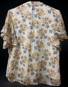 Floral Print Ruffle Sleeve Blouse