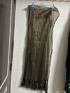 Elegant Fringed Dupatta