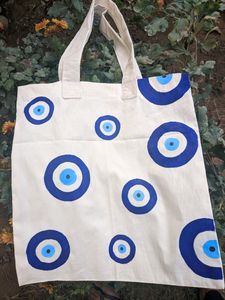 Multi Evil Eye Tote Bags
