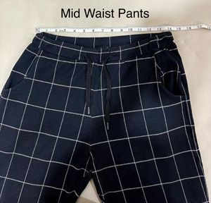Classic Black &amp; White Checked Pants