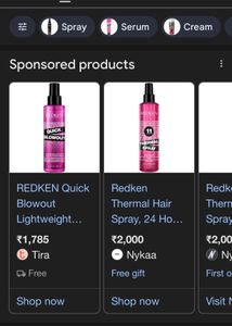 Redken heat protection
