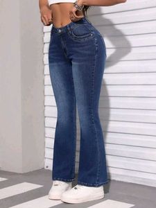 Women High Rise Bootcut Flared Denim Jeans