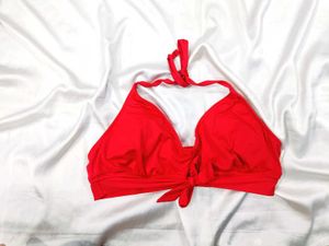 🇳🇿💫🎀Red Halter Bikini Top