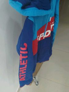 kids boys Blue Sports Hoodie