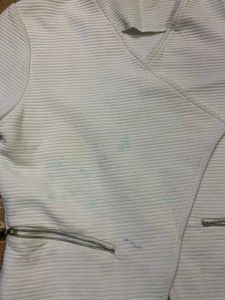 White Blazer with Zipper Detail